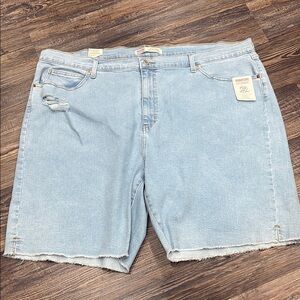 NWT Levi's Sky Distressed Denim Shorts